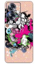 Capa Adesivo Skin104 Verso Para OPPO A79 5G
