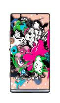 Capa Adesivo Skin104 Verso Para Sony Xperia SP