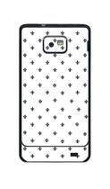 Capa Adesivo Skin176 Verso Para Samsung Galaxy S2 Gt-i9100