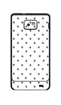 Capa Adesivo Skin176 Verso Para Samsung Galaxy S2 Gt-i9100