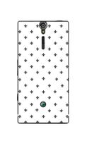 Capa Adesivo Skin176 Verso Para Sony Xperia Sl 2012