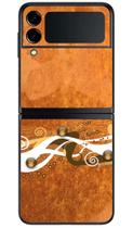 Capa Adesivo Skin371 Verso Para Samsung Galaxy Z Flip 3 5G