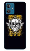 Capa Adesivo Skin374 Verso Para Motorola Moto G54
