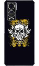 Capa Adesivo Skin374 Verso Para ZTE Axon 30 5G