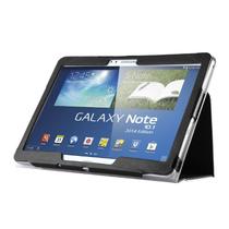 Capa Agenda Magnética Para Tablet Samsung Galaxy Note 10.1" (2014) SM-P600 / P601 / P605 + Película de Vidro - LKA