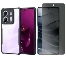 Capa Airbag Para Xiaomi Poco M7 Pro 5G + Pelicula Privacy