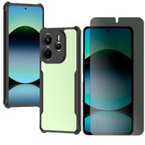 Capa Airbag Para Xiaomi Redmi Note 14 4g + Pelicula Privacy