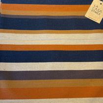 Capa Almofada 100% Lã de Ovelha Natural, Azul e Laranja Capa Almofada 100% Lã de Ovelha Natural, Azul e Laranja