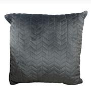 Capa almofada 45x45 cor chumbo Rústico c/ ziper macia oferta Capa almofada 45x45 cor chumbo Rústico c/ ziper macia oferta