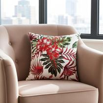 Capa Almofada 45x45 Estampa Floral Nallu Decor Capa Almofada 45x45 Estampa Floral Nallu Decor
