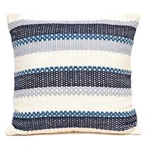 Capa Almofada 45x45 Kiara Cor Azul Marinho Petroleo e Cinza Capa Almofada 45x45 Kiara Cor Azul Marinho Petroleo e Cinza
