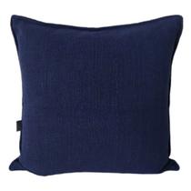 Capa Almofada 45x45 Naturale Cor Azul Marinho Capa Almofada 45x45 Naturale Cor Azul Marinho