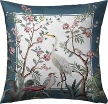 Capa Almofada 50x50 Chinoiserie Blue A