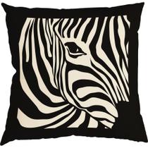 Capa Almofada 50x50 cm Suede Zebra B