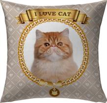 Capa Almofada 50x50 Gato Pet Cat H