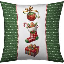 Capa Almofada 50x50 Linha Duende e Doces Natalinos E