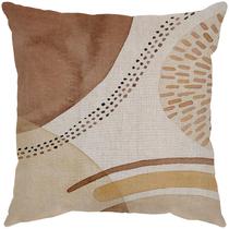 Capa Almofada 50x50 Linho Boho Chic Terroso B