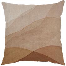 Capa Almofada 50x50 Linho Boho Chic Terroso D Capa Almofada 50x50 Linho Boho Chic Terroso D