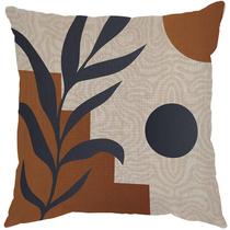 Capa Almofada 50x50 Linho Minimalist Leaves B