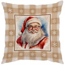 Capa Almofada 50x50 Linho Natal Linha Toy C