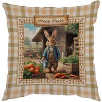 Capa Almofada 50x50 Linho Páscoa Farm B