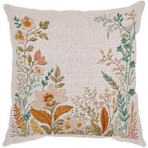 Capa Almofada 50x50 Linho Wildflowers C
