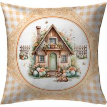 Capa Almofada 50x50 Páscoa Orange C