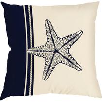 Capa Almofada 50x50 Suede Nautic Blue C Capa Almofada 50x50 Suede Nautic Blue C