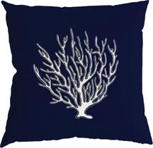Capa Almofada 50x50 Suede Nautic Blue D