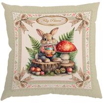 Capa Almofada 50x50 Suede Páscoa Candy C