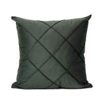 Capa Almofada 50x50cm Veludo Nervuras Verde Musgo Capa Almofada 50x50cm Veludo Nervuras Verde Musgo