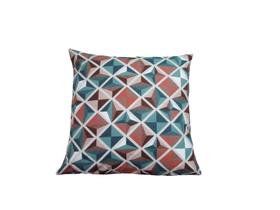 Capa Almofada 55 x 55 Tecido Algodão Estampa Geométrica - Nallu Decor