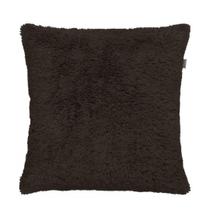 Capa almofada baby soft marrom l.0,45x0,45