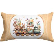 Capa Almofada Baguete 29 x 52 cm Páscoa Orange B