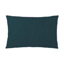 Capa Almofada Baguete Bouclé 50x30 Zíper Invisível, Texturizado Cor:Terracota