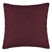 Capa Almofada De Suede Animale Texturada Bordô Vinho - 50x50