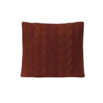 Capa Almofada Decoração 45X45 C/Zíper Tricot Viena Terracota