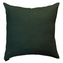 Capa Almofada Decorativa Quadrada 50x50cm Ziper Invisivel Luxo Verde