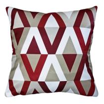 Capa Almofada Estampa Cores Quentes Sarja 45x45 Decoração