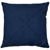 Capa Almofada Linho Azul Cinza Cru Terracota Marrom - 43x43 - M3 Decoração