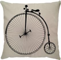 Capa almofada linho bicicleta Capa almofada linho bicicleta