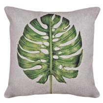 Capa Almofada Linho Costela de Adão Qualidade 43x43 Bege