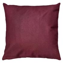 Capa Almofada Linho Frente Bordô Verso Cru Bege Lisa 45x45 Capa Almofada Linho Frente Bordô Verso Cru Bege Lisa 45x45