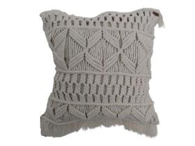 Capa almofada macramê Tangará