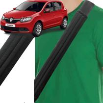 Capa Almofada Protetora Com Espuma para RENAULT SANDERO TODOS Cinto de Segurança com Elegante Acabam
