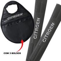 Capa Almofada Protetora em material sintético para Cinto de Segurança + Lixo Automotivo em material sintético Espumado: Conf Capa Almofada Protetora em material sintético para Cinto de Segurança + Lixo Automotivo em material sintético Espumado: Conf