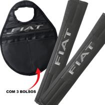 Capa Almofada Protetora em material sintético para Cinto de Segurança + Lixo Automotivo em material sintético Espumado: Conf Capa Almofada Protetora em material sintético para Cinto de Segurança + Lixo Automotivo em material sintético Espumado: Conf