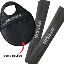 Capa Almofada Protetora em material sintético para Cinto de Segurança + Lixo Automotivo em material sintético Espumado: Conf Capa Almofada Protetora em material sintético para Cinto de Segurança + Lixo Automotivo em material sintético Espumado: Conf