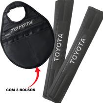 Capa Almofada Protetora em material sintético para Cinto de Segurança + Lixo Automotivo em material sintético Espumado: Conf Capa Almofada Protetora em material sintético para Cinto de Segurança + Lixo Automotivo em material sintético Espumado: Conf