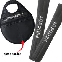 Capa Almofada Protetora em material sintético para Cinto de Segurança + Lixo Automotivo em material sintético Espumado: Conf Capa Almofada Protetora em material sintético para Cinto de Segurança + Lixo Automotivo em material sintético Espumado: Conf